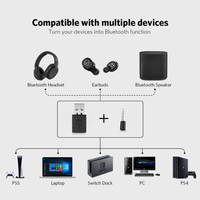 Adaptateur émetteur USB pour Playstation 5 et 4, dongle récepteur, accessoire pour casque