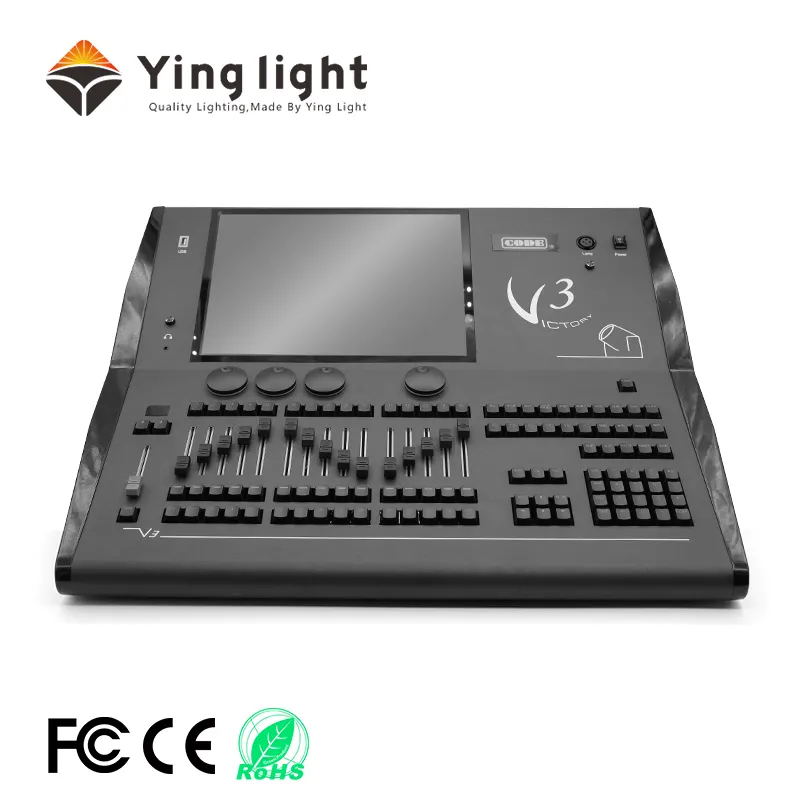 Code Victory 3 Lighting Console DMX 2048 Channels Stage Lighting Controller With Flight Case