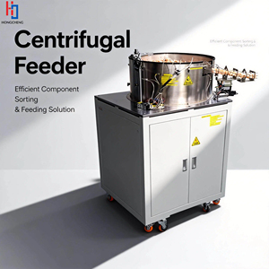 Machine d'alimentation automatique à grande vitesse pour bouchons, certifiée CE, alimentateur centrifuge/vibratoire à bol, conception personnalisée disponible - Product Image 1