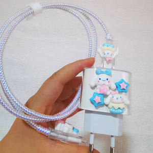 Coque pour <span class=keywords><strong>Apple</strong></span> <span class=keywords><strong>18W</strong></span> 20W EU deux broches adaptateur <span class=keywords><strong>chargeur</strong></span> 3D mignon étui de protection câble protecteur couverture pour <span class=keywords><strong>IPhone</strong></span> <span class=keywords><strong>11</strong></span> <span class=keywords><strong>chargeur</strong></span> - Product Image 5