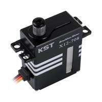 Micro-servo brushless KST X12-708 9.3Kgf.cm 0.07sec HV 8.4V à engrenages en acier pour hélicoptère RC 380 420 450, pièces cycliques de swashplate