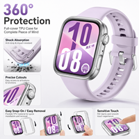 Étui de protection d'écran tactile HD anti-rayures et antichoc en TPU électroplaqué Skerwal pour Fit4 Fit4 Pro