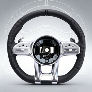 Volant de direction amélioré pour <span class=keywords><strong>Mercedes</strong></span> Benz AMG W166 W176 W203 W205 W206 W222 X164 CLA GLC GLE X253 - Product Image 1
