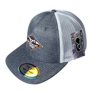 Casquette de baseball 5 panneaux en maille sportive style camionneur, en tissu Oxford Dobby Dot Fruit, avec broderie main OMD Vietnam - Product Image 1