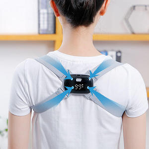 LED LCD Hunchback Correction <b>Massage</b> Belt Wireless Remote Control Posture Corrector with <b>Vibration</b> Sensor Alarm - Product Image 1