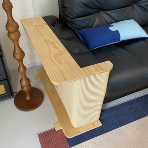Rascador Vertical para Gatos de Madera Maciza y Sisal - Protector de Bordes de Sofá Resistente al Desgaste, Rascador para Gatos Resistente a Arañazos - Product Image 2
