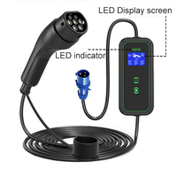 Chargeur de véhicules électriques à énergie nouvelle de petite taille en vente chaude 22kw 32A Type2 Chargeur de voiture portable pour usage domestique