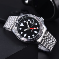 Reloj Mecánico de Buceo para Hombre de 41 mm con Esfera Naranja Clásica, Movimiento Automático, Reloj de Pulsera Deportivo de Lujo Resistente al Agua