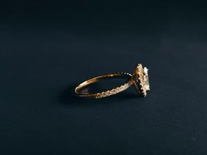 Bagues Classiques Personnalisées pour Femmes, Cadeau Tendance pour Anniversaire, Diamant Ouvert en Or 14k 18k avec Diamant de Laboratoire, Bijoux de Marque de Luxe - Product Image 3