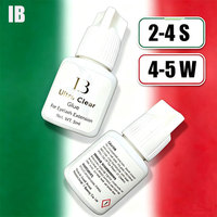 Colle à cils coréenne transparente pour peaux sensibles, marque privée, tenue 4-5 semaines, résistante à l'eau (IB Lash Glue)