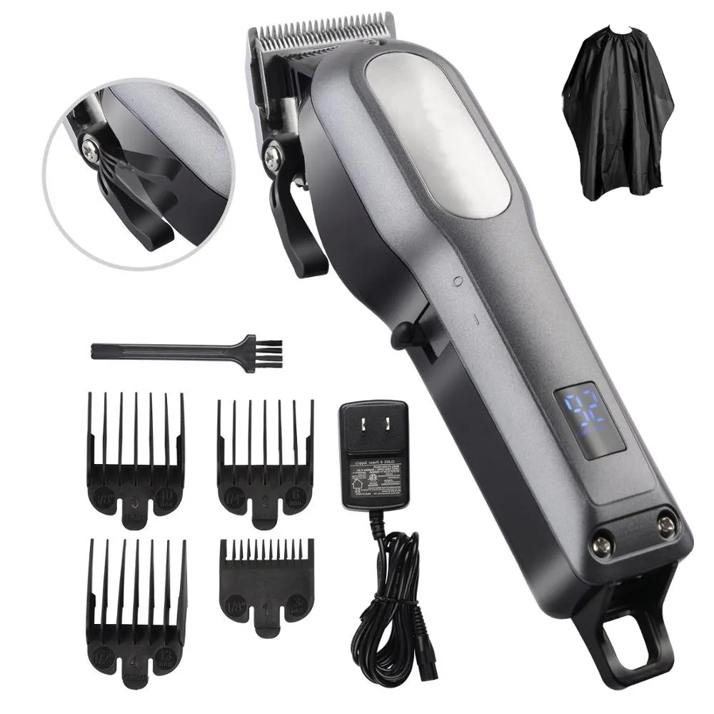 Professional Rechargeable Powerful Haircut for Men Electric Cordless Hair Trimmer Professional Electric Hair Clipper