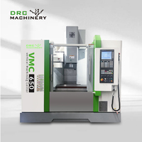 Centre d'usinage vertical CNC 5 axes d'occasion VMC650 GSK haute précision, broche simple BT40, 24 outils automatiques