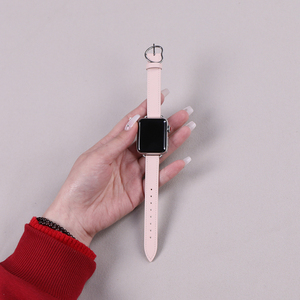 Bracelets intelligents portables pour <span class=keywords><strong>Apple</strong></span> <span class=keywords><strong>Watch</strong></span> <span class=keywords><strong>Ultra</strong></span> 3, sangle 42 46 <span class=keywords><strong>49</strong></span> <span class=keywords><strong>mm</strong></span>, couleur bleu clair, bracelet en cuir, accessoires - Product Image 3