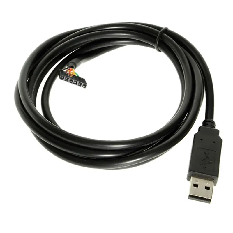 FTDI USB to TTL Serial 5V Adapter Cable 6 Pin 0.1 inch Pitch Female Socket Header UART IC FT232RL Chip Win 10 8 7 Linux MAC