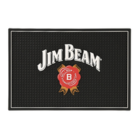 Tapis de sol pour bar en pvc de haute qualité, coréen, carré, de marque, personnalisé, en caoutchouc pour boisson, 1 pièce