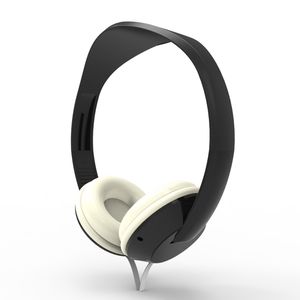 Casque filaire multimédia en gros d'usine 3.5mm écouteurs supra-auriculaires pour conférence/compagnie aérienne/visite/utilisation à l'hôpital - Product Image 6