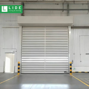 Porte de volet roulant à grande vitesse en spirale rapide Porte de <span class=keywords><strong>garage</strong></span> à volet roulant à grande vitesse Porte industrielle à roulement rapide - Product Image 1
