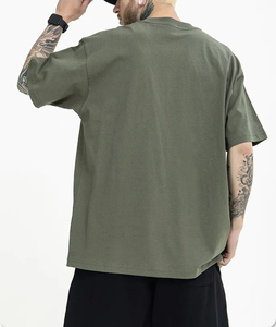 Venta caliente de alta calidad de gran tamaño de talla grande de impresión personalizada al por mayor camiseta en blanco para hombres - Product Image 1