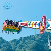 Parc d'attractions extérieur palpitant Extreme Rides Carnival 360 ° Spin Booster, une attraction hurlante