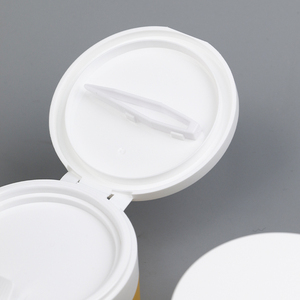 กระปุกใส่แผ่นสำลีทำความสะอาดผิวแบบกลม ผลิตจากพลาสติก PP ขนาด 200 กรัม 300 กรัม ออกแบบได้ตามต้องการ พร้อมที่คีบ - Product Image 3