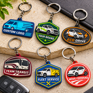 Porte-clés 3D en PVC souple personnalisé pour véhicules, cadeau promotionnel, fabricant OEM ODM - Product Image 3