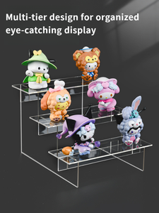 OEM trong suốt <span class=keywords><strong>Frosted</strong></span> <span class=keywords><strong>Acrylic</strong></span> hiển thị Riser đứng cho mỹ phẩm nước hoa cupcake bán lẻ sử dụng - Product Image 2