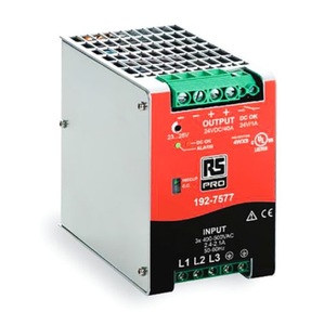 RS <span class=keywords><strong>Pro</strong></span> 192-7577 100W 24V <span class=keywords><strong>DC</strong></span> 4.2A แหล่งจ่ายไฟแบบสวิตชิ่ง AC-<span class=keywords><strong>DC</strong></span> ชนิดราง DIN แรงดันขาเข้ากว้าง  จ่ายไฟแบบขาออกเดี่ยว - Product Image 2