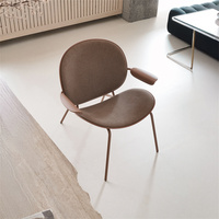 Vente en gros de chaises de salon de café nordique Offre Spéciale Restaurant ménage à dossier simple en plastique et acier