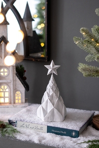 Set <span class=keywords><strong>di</strong></span> 3 Alberi <span class=keywords><strong>di</strong></span> <span class=keywords><strong>Natale</strong></span> Artificiali in Poliresina con <span class=keywords><strong>Stella</strong></span> in Cima, Personalizzabili, Ecologici, con Base Autoportante <span class=keywords><strong>per</strong></span> Uso Interno, Misure S/M/L - Product Image 5