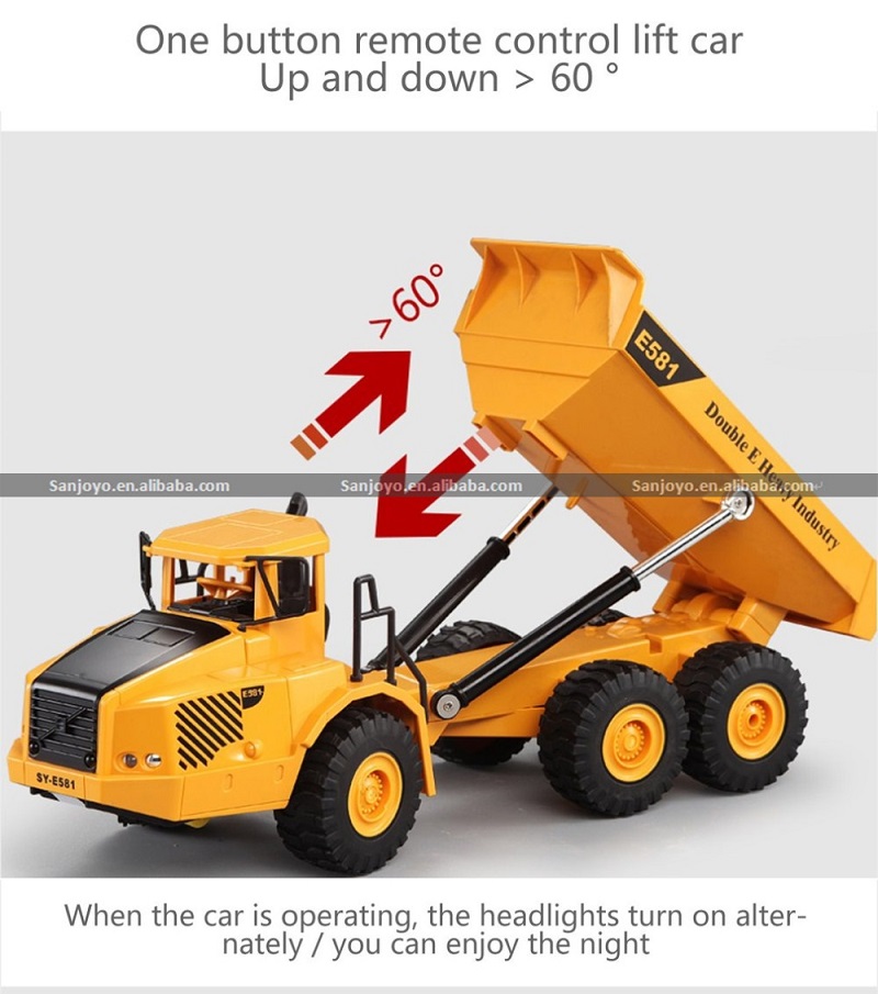 その他 Rc dump Amazon.com: 20-Inch Remote Control Dump Truck 12-Channels 1