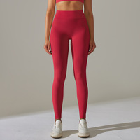 Leggings de sport sans couture pour femme, effet push-up fessier, pour le yoga et l'entraînement