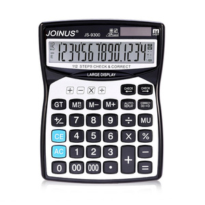 Calculatrice Joinus Js9300 à grand écran 14 chiffres, double alimentation solaire, usage général - Product Image 4