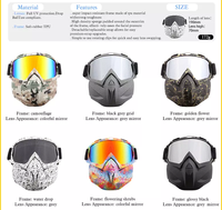 Lunettes de moto design, verres polarisés miroir, lunettes de motocross, protection UV400, lunettes de sécurité pour sports moto, logo personnalisé