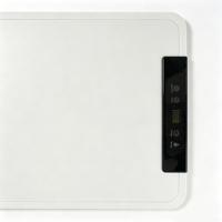Plaque chauffante électrique portable intelligente en silicone avec affichage numérique de la température et contrôle tactile pour garder les plats au chaud dans la cuisine