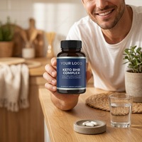 Capsules Keto BHB avec supplément diététique pour la gestion du poids et l'énergie cétogène, 60 capsules au total, 30g, OEM ODM, étiquette privée