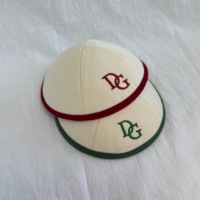 Kipá de Algodón y Lino Premium Transpirable, Yarmulke Judío Bordado Personalizado, Gorra con Forro Estampado para Bodas y Bar Mitzvah, Cuatro Estaciones