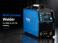 Machine à souder à l'arc Rolwal MMA-220 à moteur DC à onduleur, nouvel écran LCD, 220V, nouvelle génération