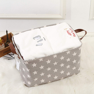 De gran tamaño de cestas de almacenamiento con mango plegable conveniente organizador contenedores <span class=keywords><strong>para</strong></span> juguetes de los niños - Product Image 5