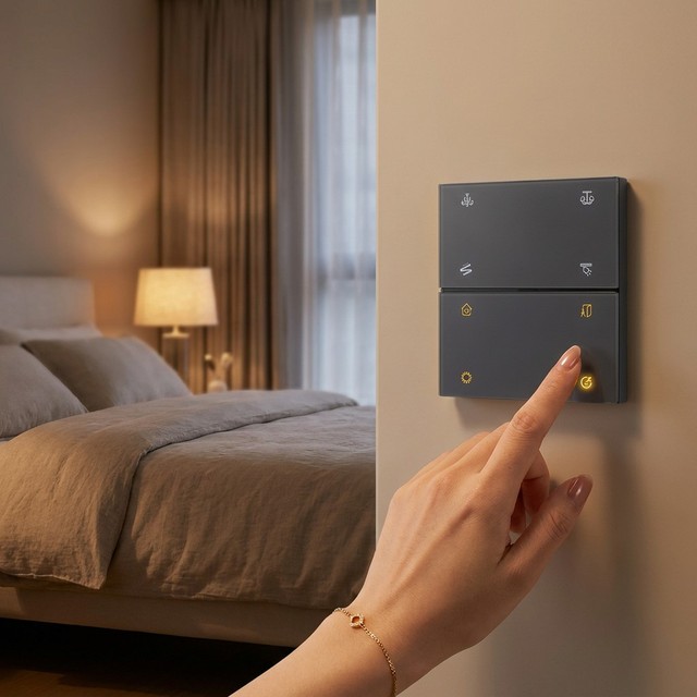 Tianlai Home Wifi Tuya  Smart Switch Zigbee Wall Light Switch