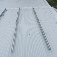 Système de montage solaire pour toiture à joint de toiture, supports en L, support de montage solaire pour toiture métallique