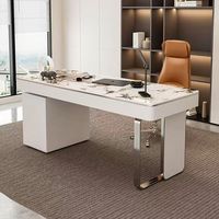 Bureau en bois durable avec tiroir de rangement, table d'étude moderne et simple pour usage domestique, médical, esthétique, réception et consultation