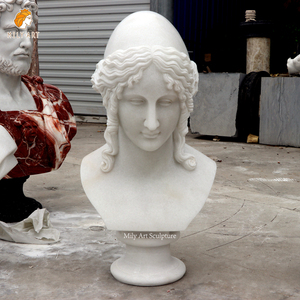 Tượng Điêu Khắc Đầu Đá Cẩm Thạch Trắng Kiểu Cổ Điển, Tượng Bán Thân <span class=keywords><strong>Mozart</strong></span> Cho Triển Lãm - Product Image 5