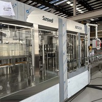 Ligne de production d'embouteillage d'eau Sunswell de haute qualité pour 24000 BPH