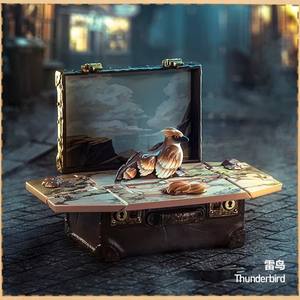Caja Sorpresa de la Serie <span class=keywords><strong>Fantastic</strong></span> <span class=keywords><strong>Beasts</strong></span>, Figura Coleccionable de Personajes Mágicos, Modelo de Edición Limitada, Juguetes para Regalo - Product Image 4