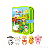 Nouveau livre d'activités Montessori éducatif sur le thème des animaux de la ferme, des avions et des voitures pour les enfants de 3 ans et plus et de 5 à 7 ans