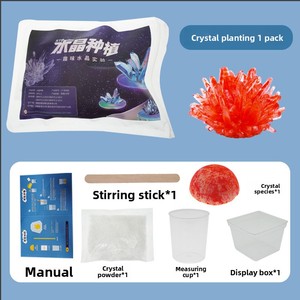 Kit de experimento de crecimiento de cristal DIY de ingeniería científica para niños, formación de 5 días, química de comunicación entre padres e hijos - Product Image 5