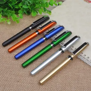 Hoge Kwaliteit Relatiegeschenk Schrijven Soepel Metallic Verf Gel Pen Met Custom Logo