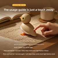 Veilleuse LED ABS Lucky Bird avec support magnétique et capteur de mouvement, rechargeable par USB, pour usage domestique