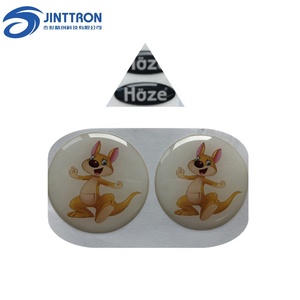 Ưa Thích Tùy Chỉnh Vòng tròn Decal Nhãn Màu Xanh Lá Cây Của Lá Sticker In Ấn Trong Suốt Pet Logo Sticker Với Chất Kết Dính - Product Image 5