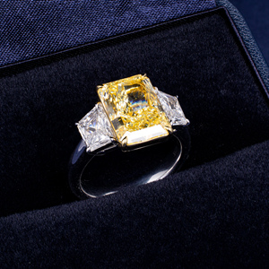 IGI chứng nhận 6ct rạng rỡ ưa thích phòng thí nghiệm phát triển kim cương Nhẫn 18K vàng sinh thái thân thiện món quà cưới trực tiếp từ nguồn nhà máy - Product Image 6